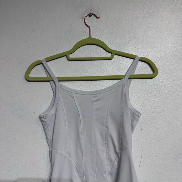 Free People Intimately White Ribbed Thong Bodysuit Sz M - Picture 10 of 14